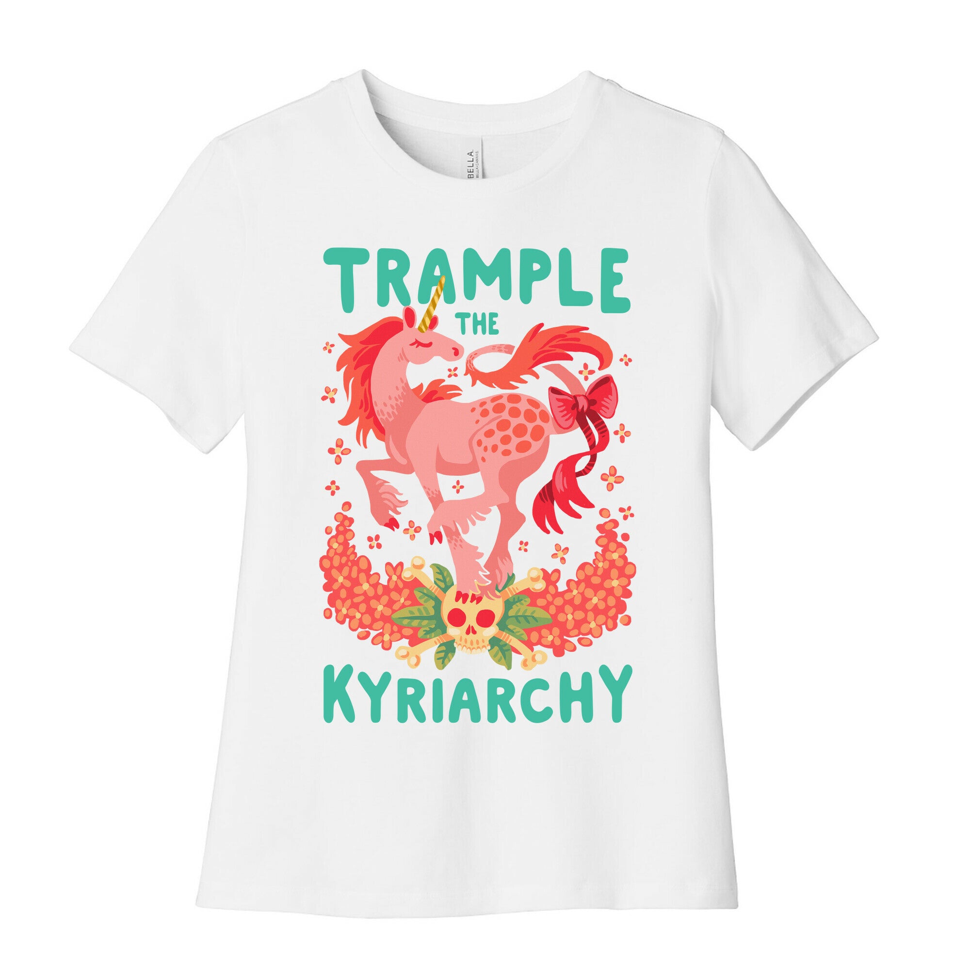 Trample the Kyriarchy Women's Cotton Tee